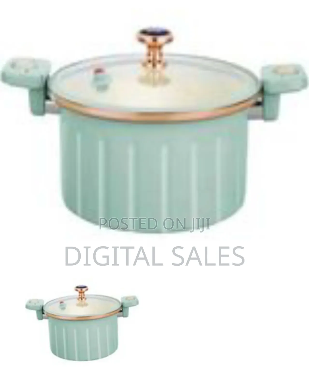 Rome Stylish Efficient Non-stick Pressure Cooker With Glass
