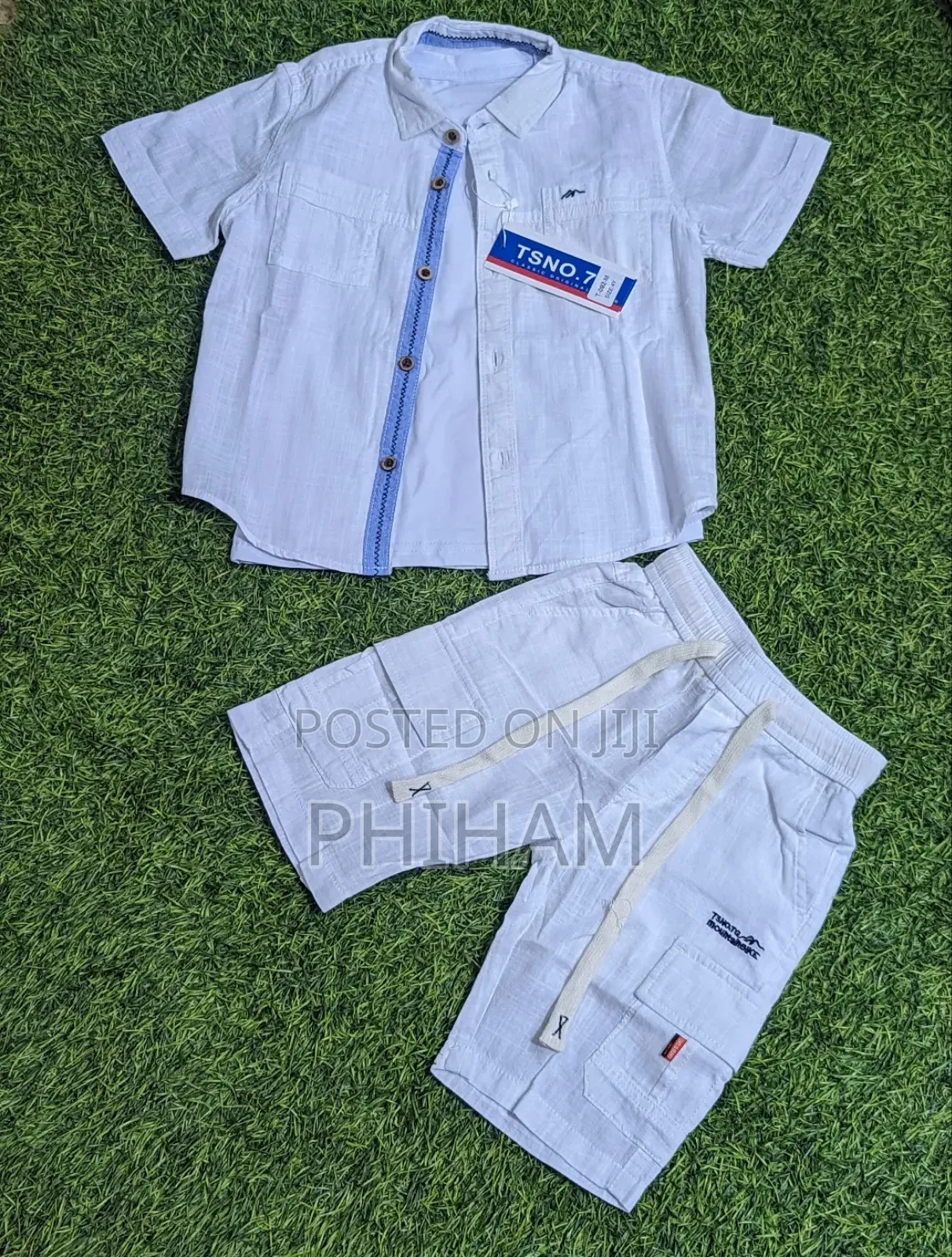 Kids White 3pc Set(3months-8yrs)