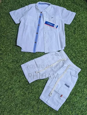 Kids White 3pc Set(3months-8yrs)
