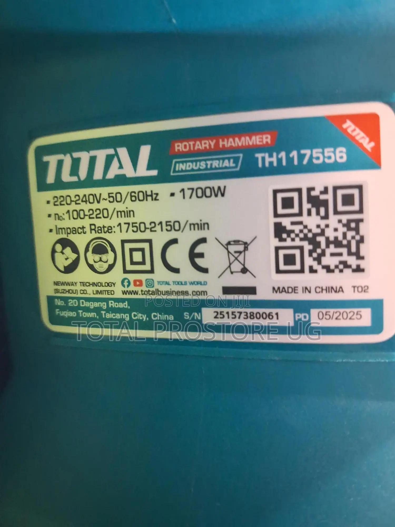 Rotary Hammer 1700w
