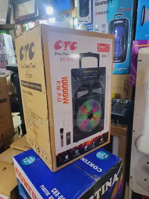 Ctc 1210 Rechargeable Speaker 10000w
