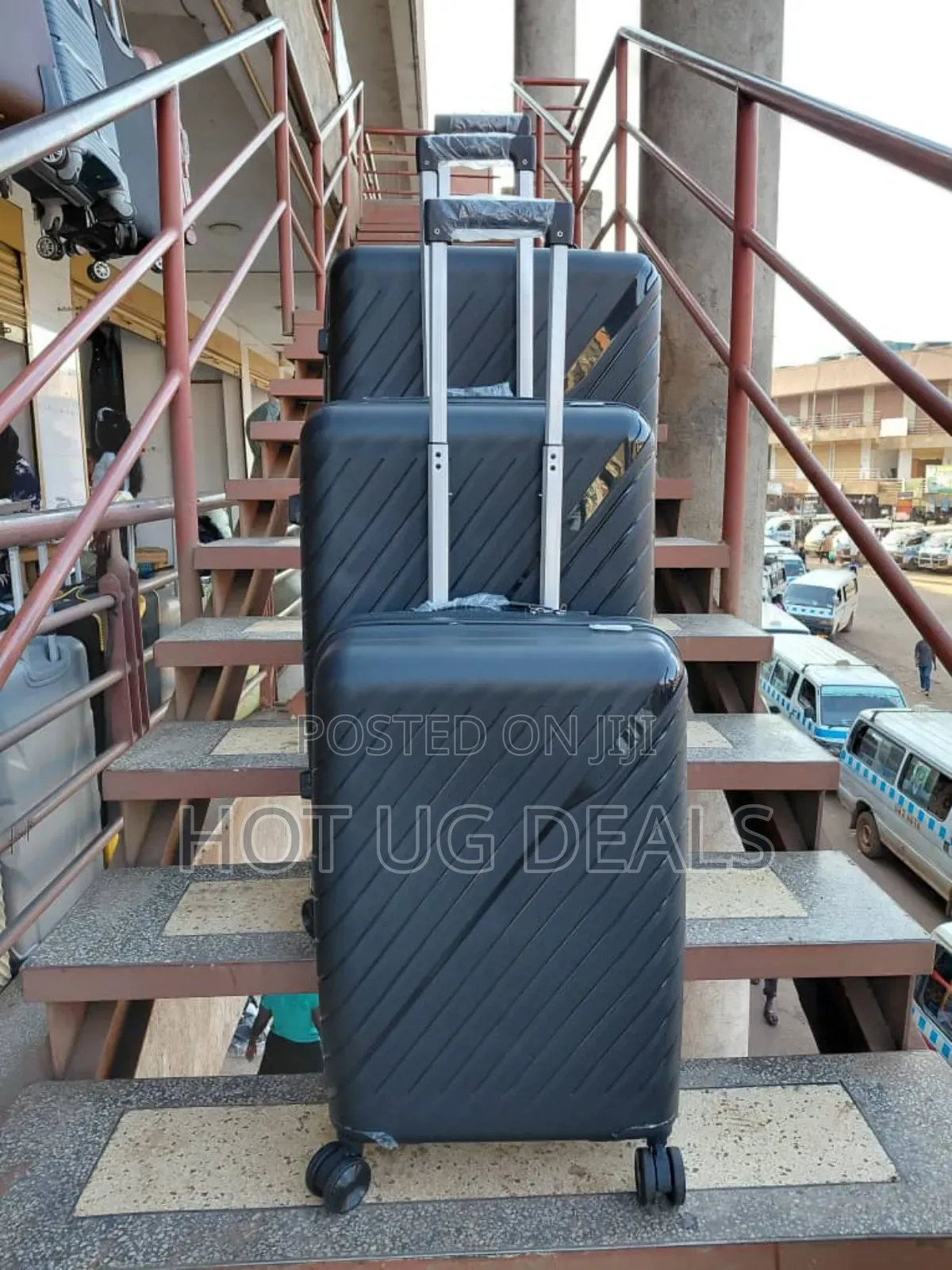 Large Size Travel Waterproof Suitcase - Multicolor
