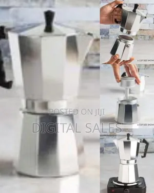 Classic Stovetop Moka Pot Coffee Maker