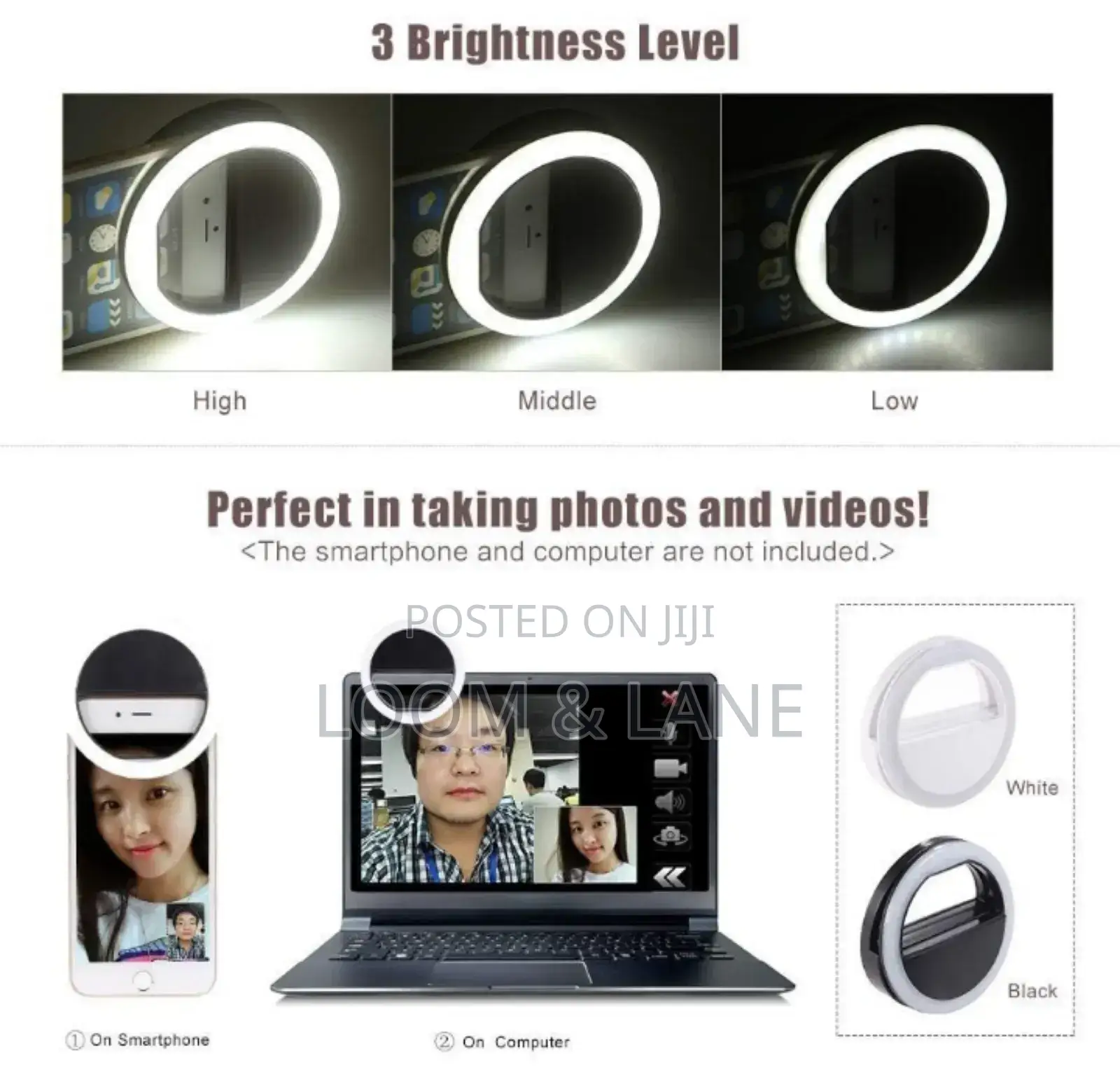 Rechargeable Night Led Selfie Flash Light
