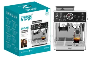20 Bar Winning Star St-9714 Coffee Maker Machine Espresso With Grinder