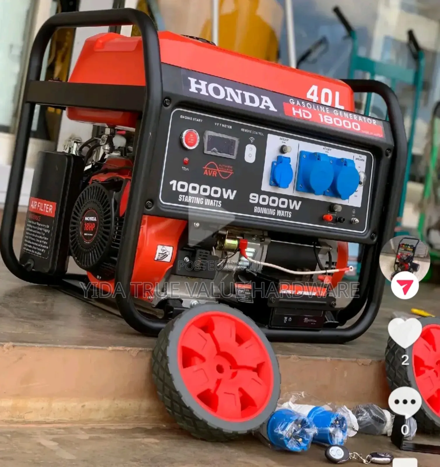Generator 10kva Honda Japan