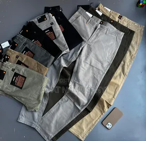 Tapereed Khaki Trousers Available in Different Colors and Sizes