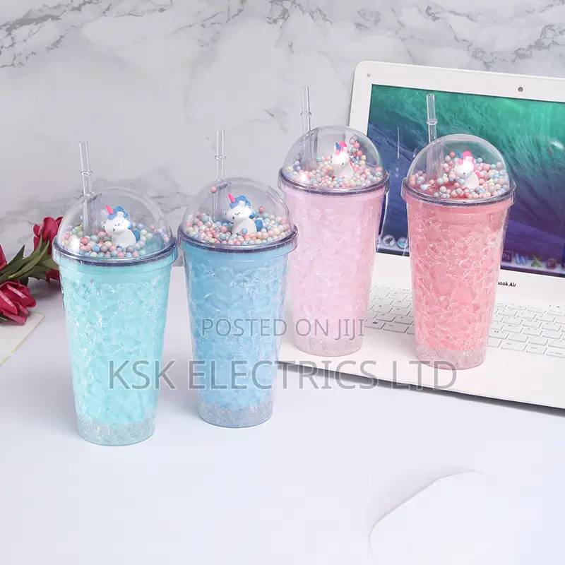 Plastic Cups and Lids and Straws