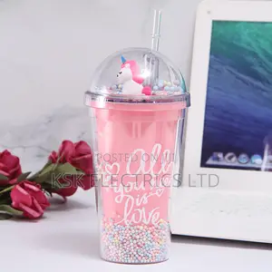 Plastic Cups and Lids and Straws