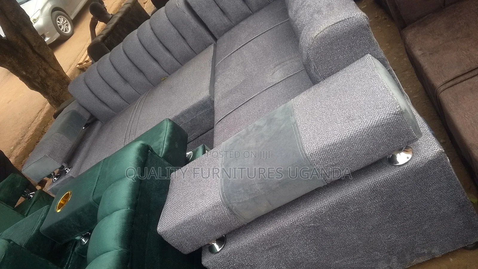 5 Sitter Simple L Sofa Set