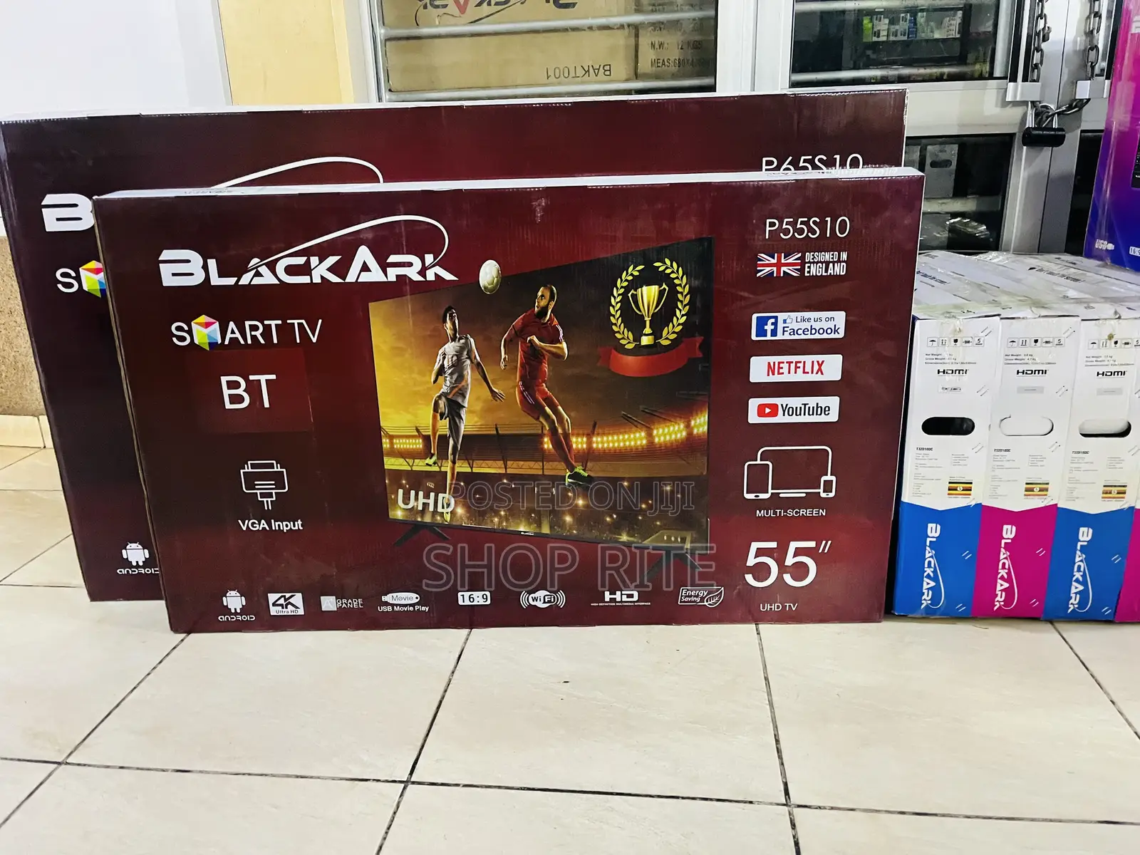 Blackark 55 Inches TVS Uk Made