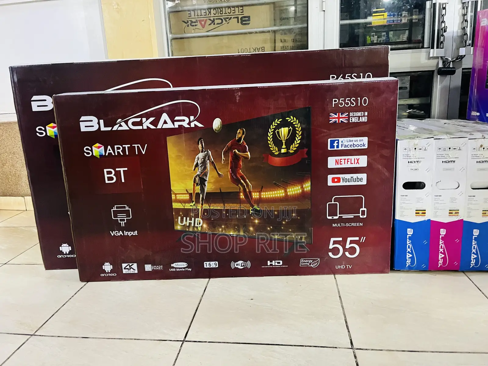 Blackark 55 Inches TVS Uk Made