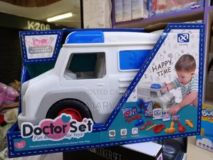 Ambulance Truck Doctor Kit Toy Set.
