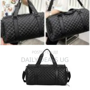Quilted Leather Duffle Bag - Multicolor