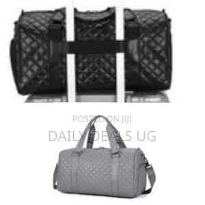 Quilted Leather Duffle Bag - Multicolor