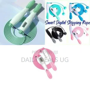 Smart Digital Jump Rope With LCD Counter - Multicolor