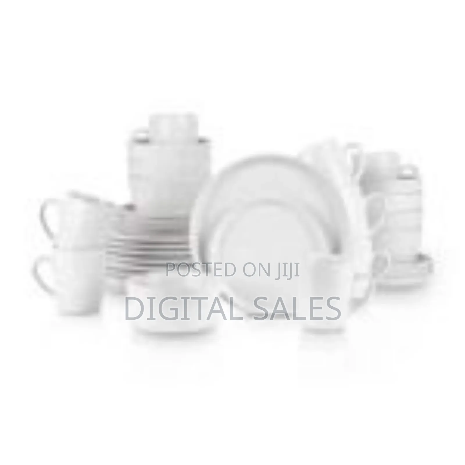 Classic Minimalist Porcelain Dinnerware Set - Multicolor