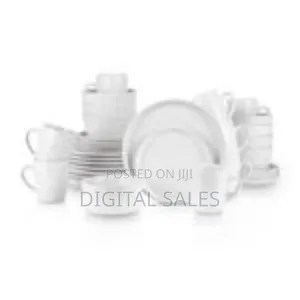 Classic Minimalist Porcelain Dinnerware Set - Multicolor