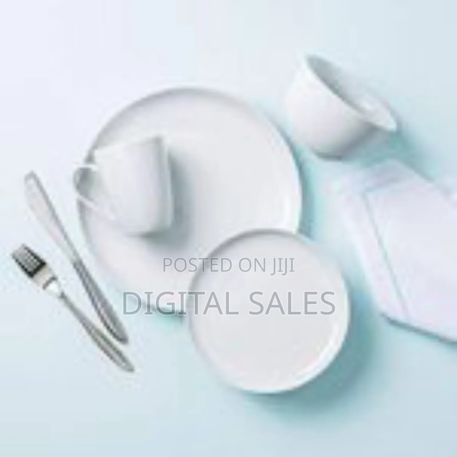 Classic Minimalist Porcelain Dinnerware Set - Multicolor