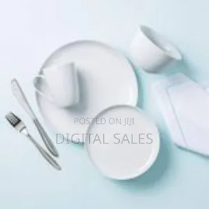 Classic Minimalist Porcelain Dinnerware Set - Multicolor
