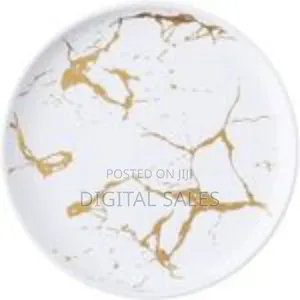 Set of 6 Snow White Curved Ceramic Dinner