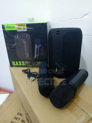 Zealot S62m Portable Wireless Microphone Bluetooth Speaker.