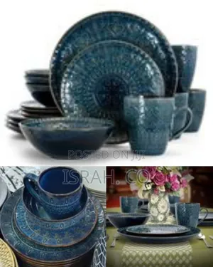 24 Pieces Ceramic Dinnerware Set