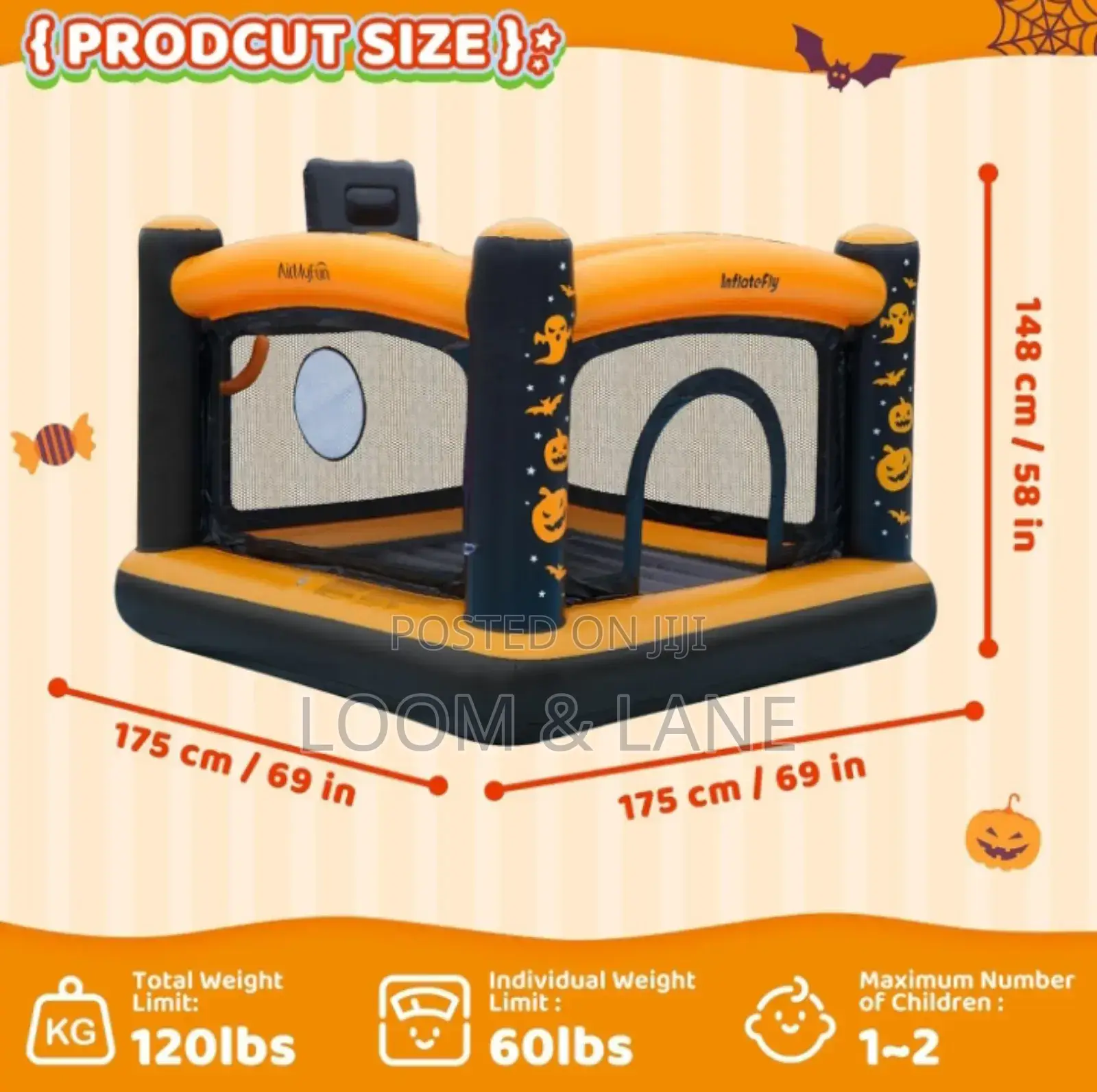 Halloween - Themed Inflatable Bounce House