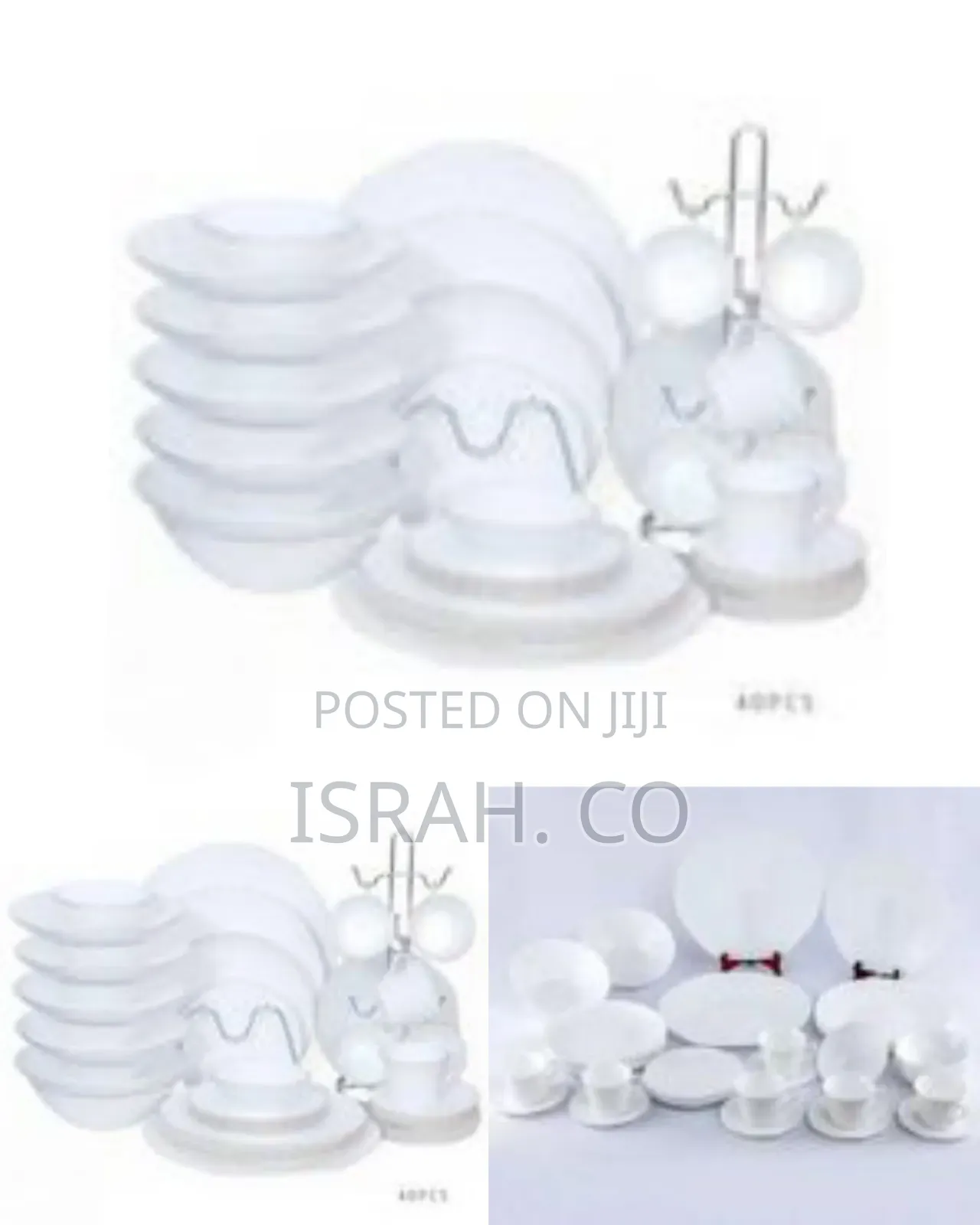 Elegant 40-Piece Dinnerware and Tea Set