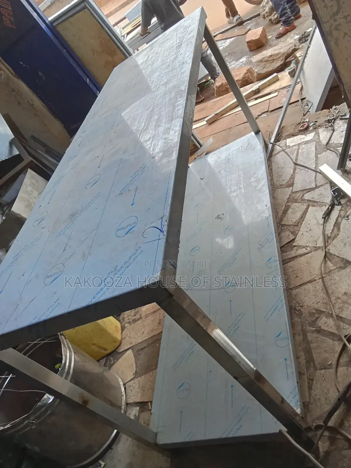 6ft by 2ft Working Table Stainless Steel