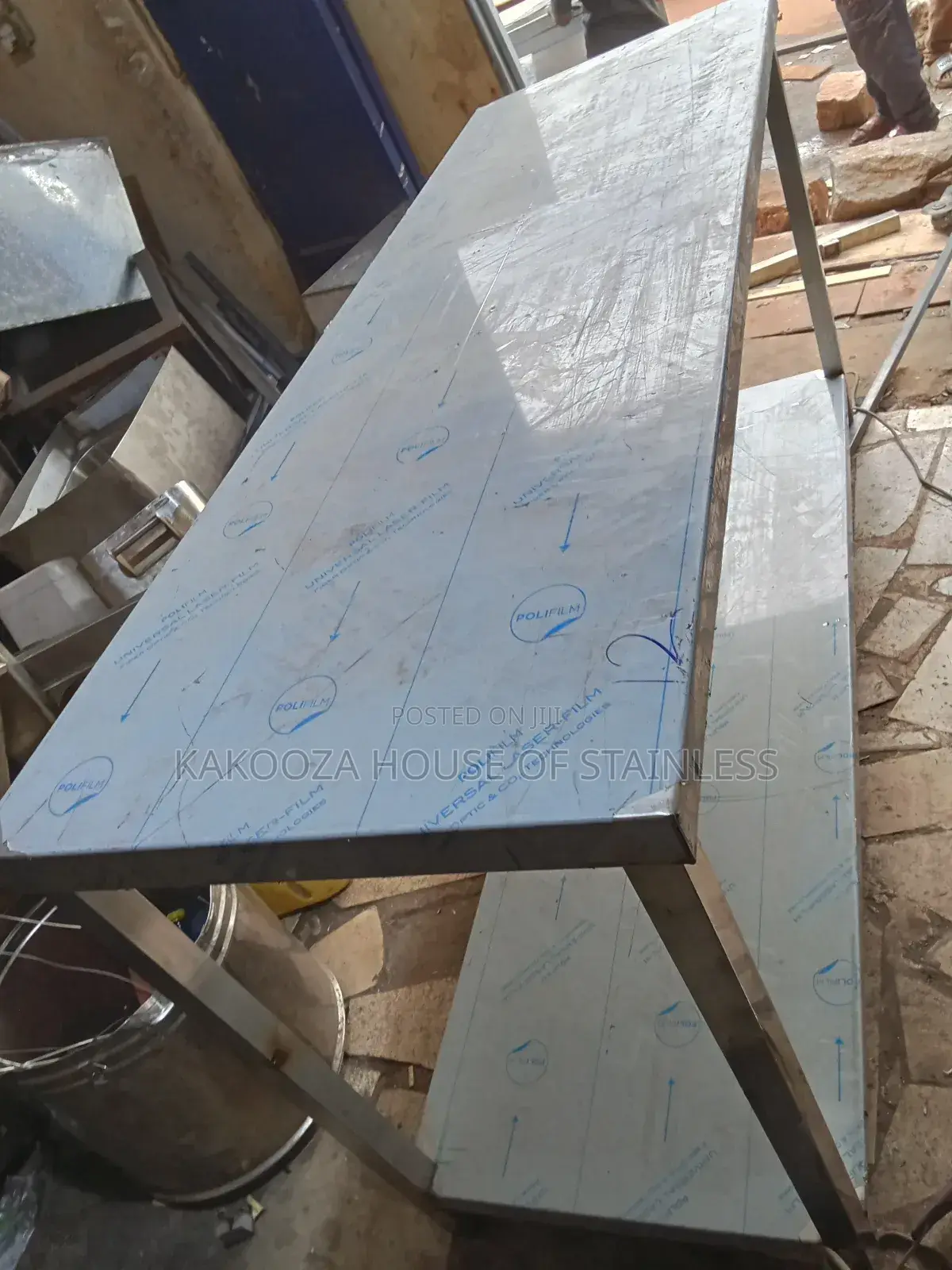 6ft by 2ft Working Table Stainless Steel
