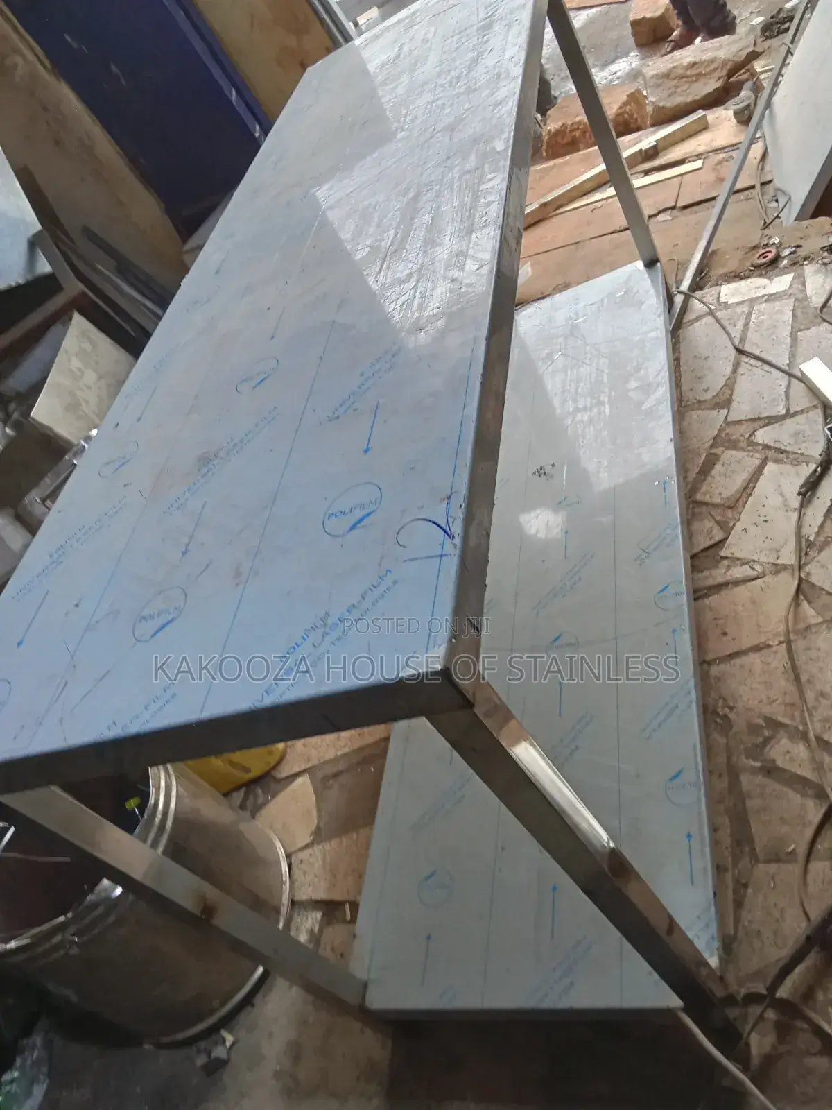 6ft by 2ft Working Table Stainless Steel