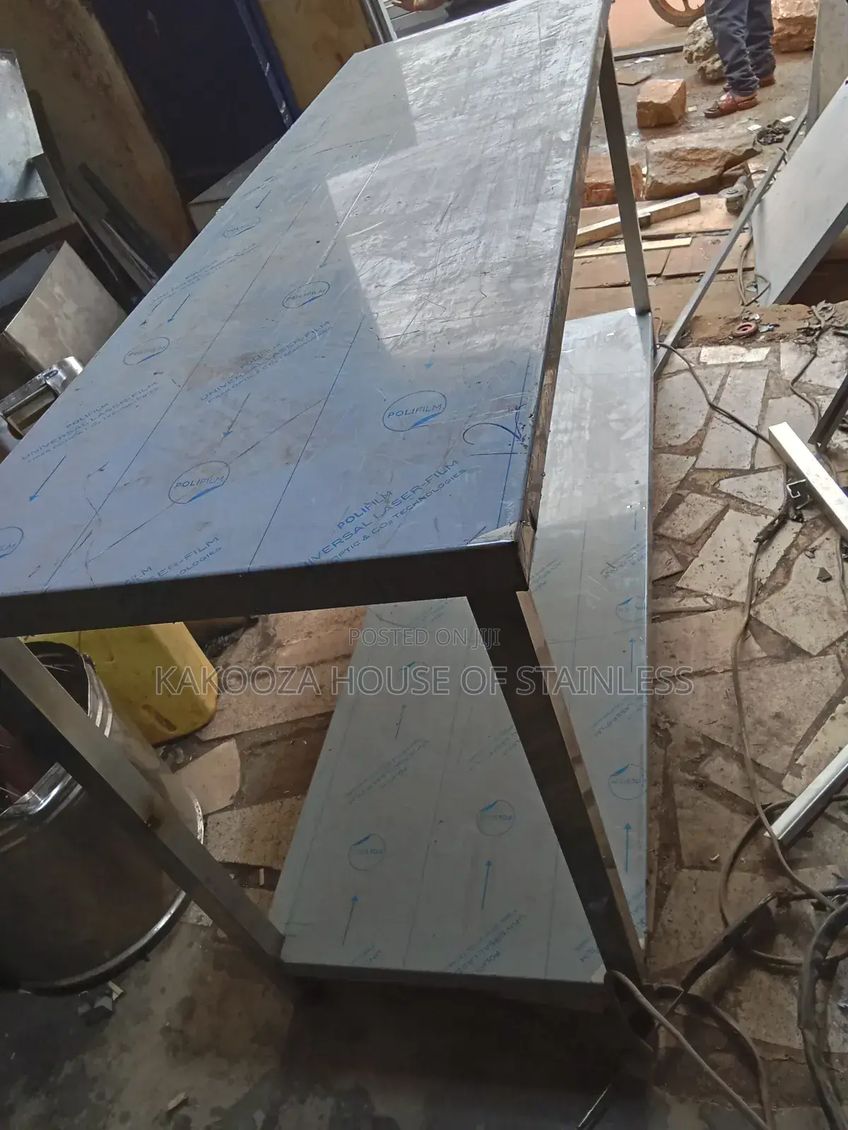 6ft by 2ft Working Table Stainless Steel