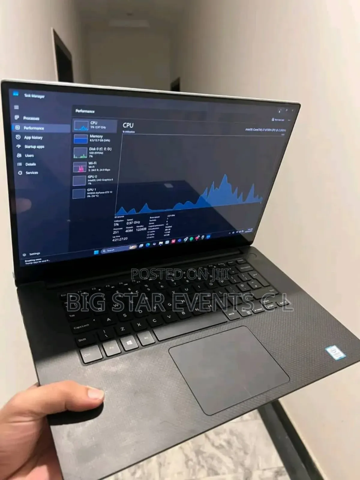 Laptop Dell Precision 5520 16GB Intel Core I5 SSD 512GB