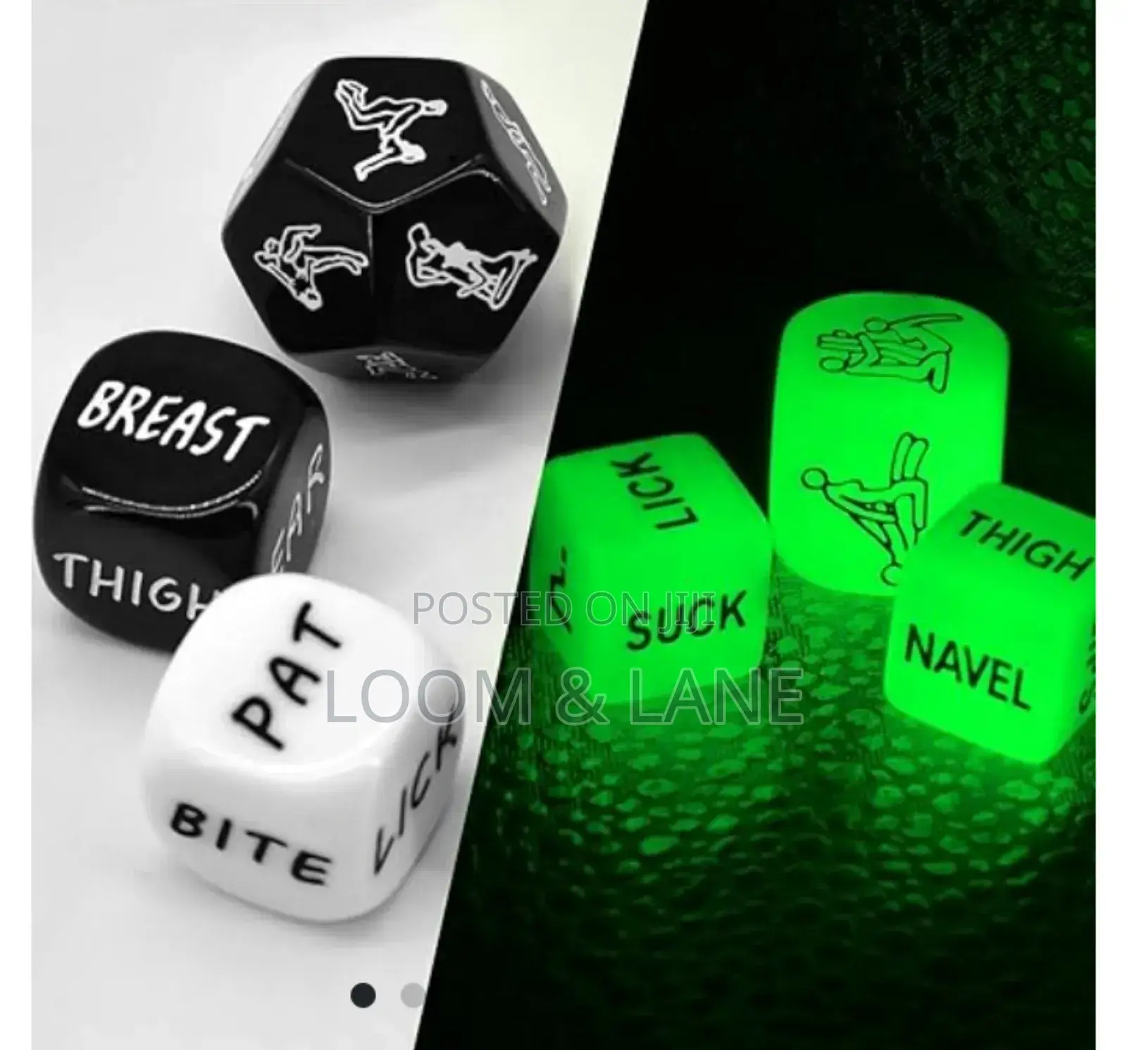 6pcs Couple Game Dices