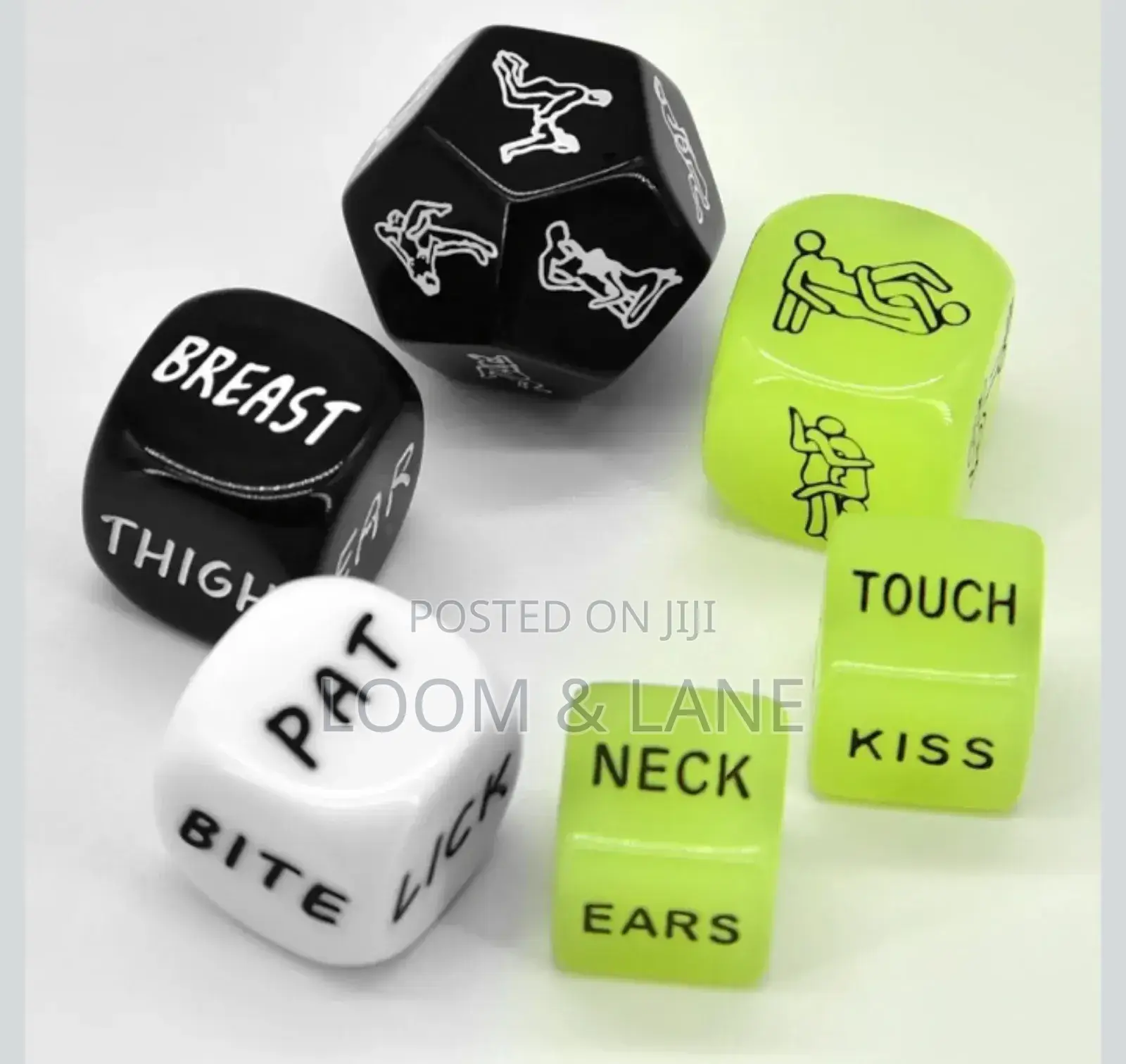 6pcs Couple Game Dices