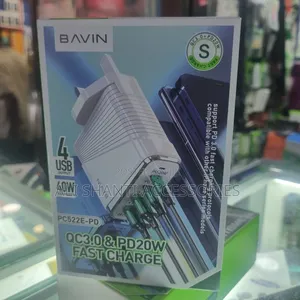Qc3.0 Pd20 Fast Charger Bavin 40w