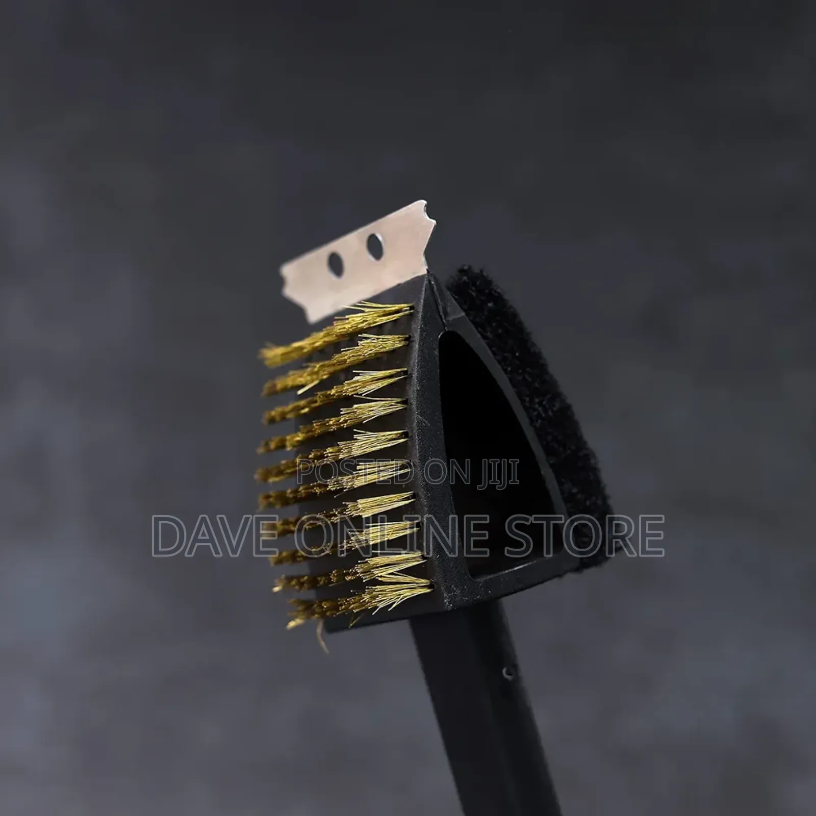 3-in-1 Copper Wire Brush- Rf11685 15" BBQ Grill Cleaning Brush