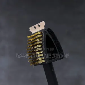 3-in-1 Copper Wire Brush- Rf11685 15" BBQ Grill Cleaning Brush