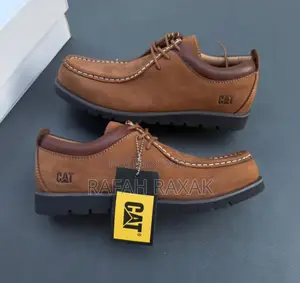 Original Men’S Brown Cat Bergen Oxford Leather Shoes