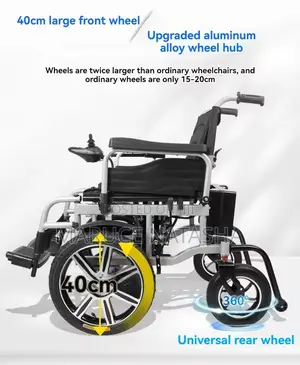 Rechargeable Simple Electric Wheelchair Without a Back Rest