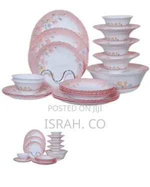Elegant Floral Dinnerware Set (26 Pcs)