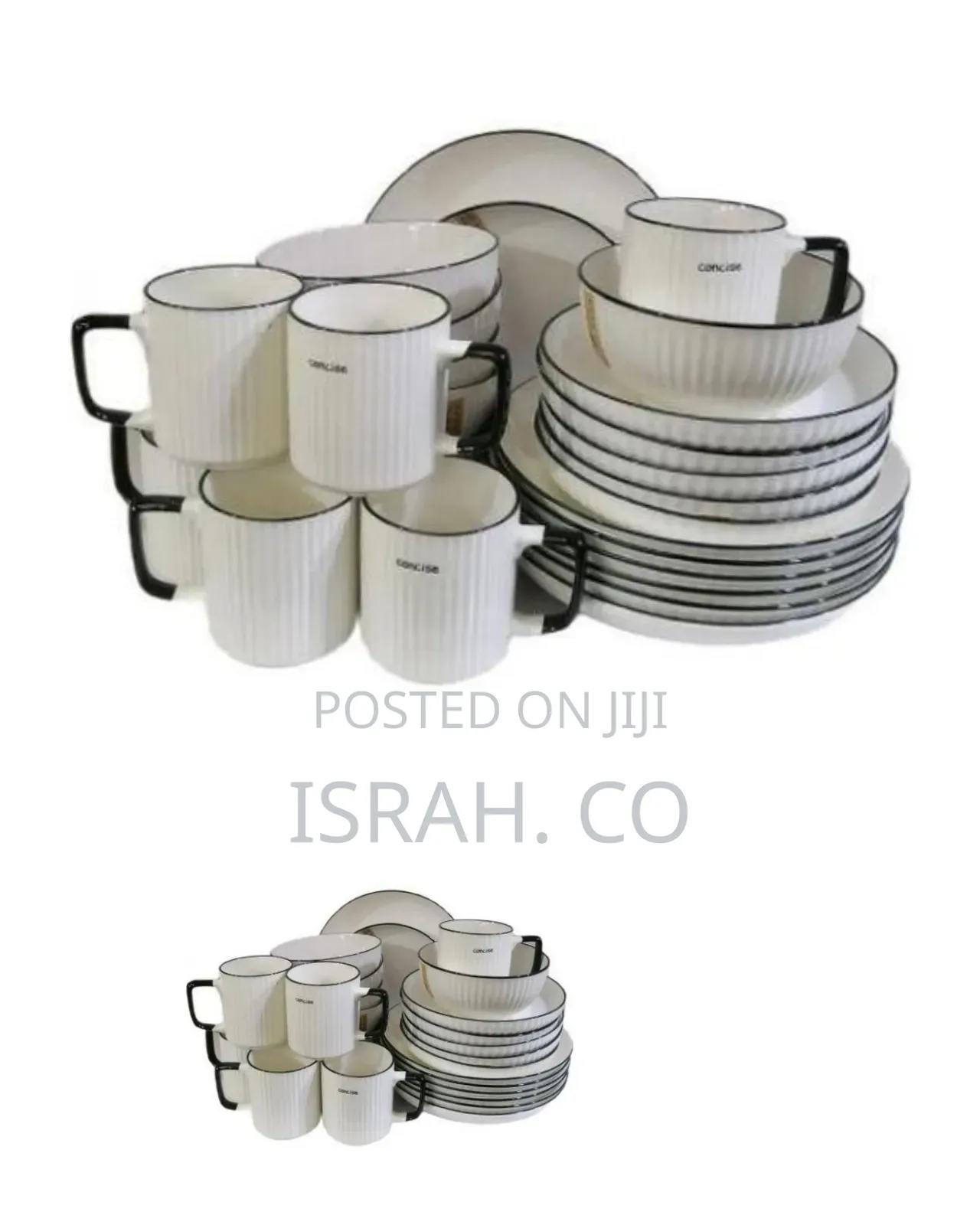 24 Pieces Ceramic Dinnerware
