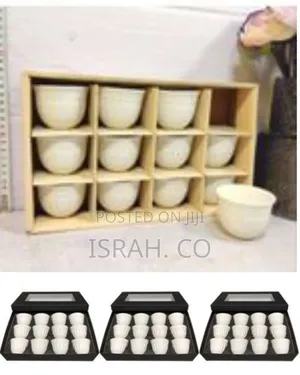 Elegant Set of 12 White Fluted Espresso/Coffee Cups