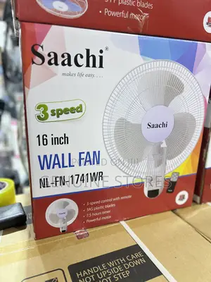 Saachi Wall Fan of Remote Control (16 Inches)