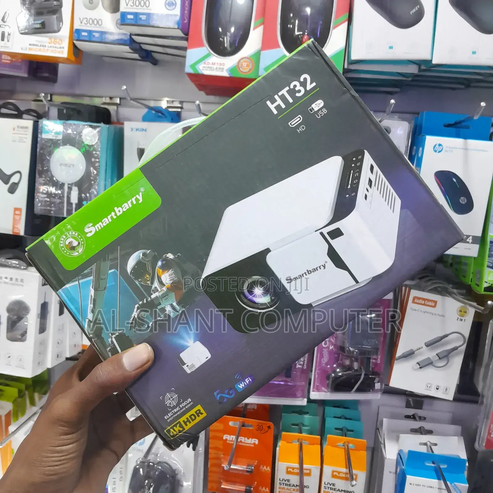 Smartbarry Ht32 Mini Projector/ Smart Projector