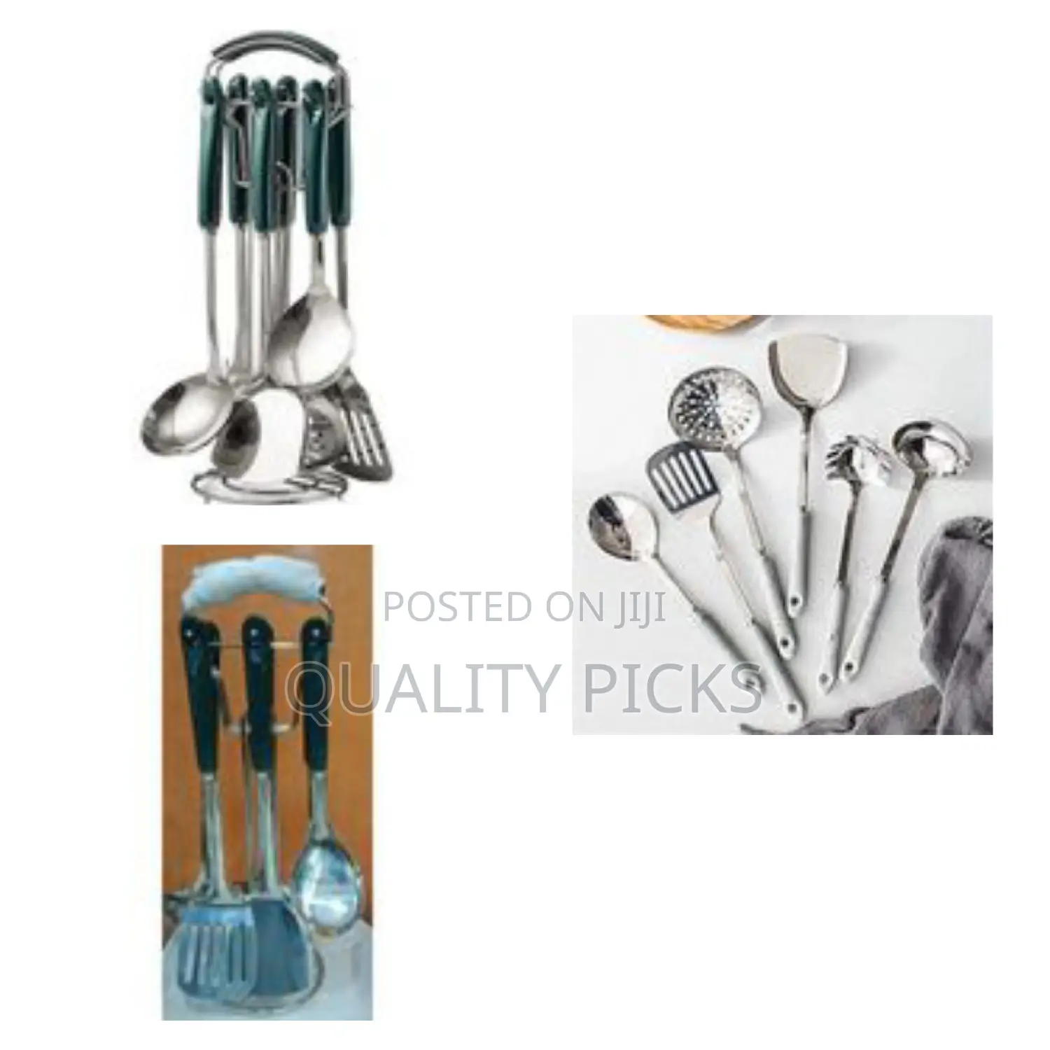 7-Piece Set of Kitchen Ladles and Utensils
