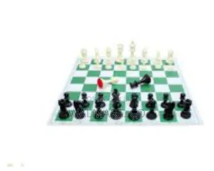 51cmx 51cm Foldable Tournament Chess Set With Solid Plastic Pieces