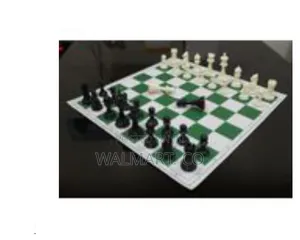 51cmx 51cm Foldable Tournament Chess Set With Solid Plastic Pieces