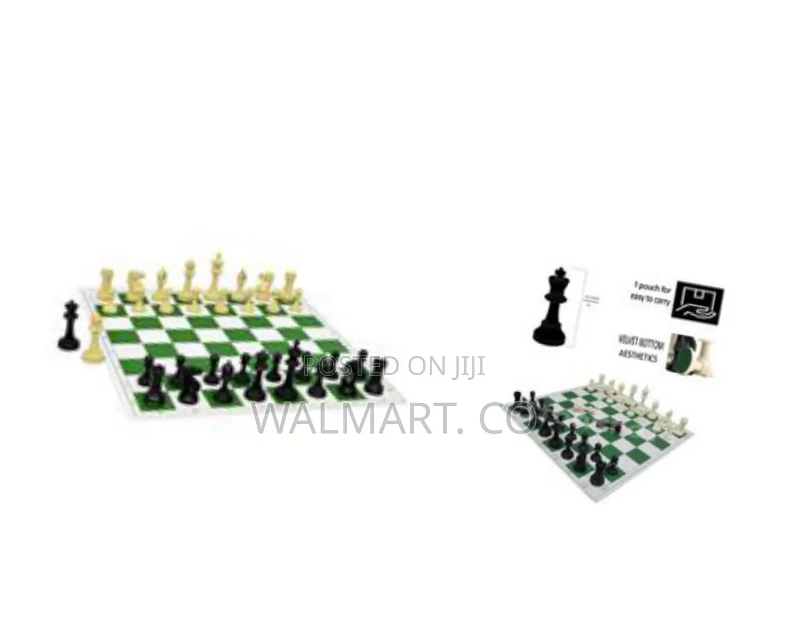 43x 43cm Foldable Tournament Chess Set With Two Extra Queens